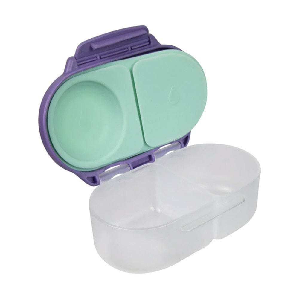 B.Box Snack Box for Kids - Reusable Food Storage Container with Lid, BPA-Free & Leak Proof - Perfect for School Lunches, Picnics & Travel - Lilac Pop Color