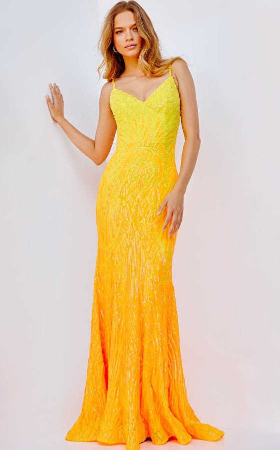 Jovani 06450 Backless Sequin Prom Dress - Elegant Sparkly Evening Gown for Homecoming, Pageants & Formal Events | Perfect for Dances, Galas & Special Occasions