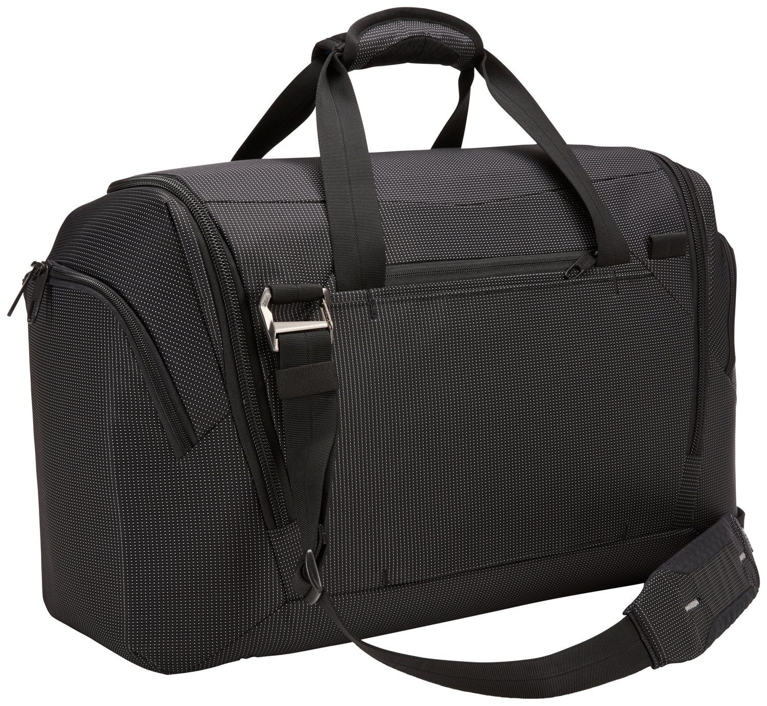 Thule Crossover 2 Duffel Bag 44L Black - Durable Travel Duffel for Gym, Hiking & Weekend Trips - Water-Resistant Carry-On Luggage for Men & Women