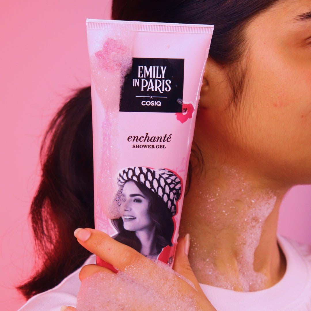 Cos-IQ Emily In Paris Body Wash for Women - Long Lasting Floral Woody Musk Scent | 24/7 Shower Fresh | Paraben Free & Soap Free Formula for Glowing Skin | 200ml | Perfect for Daily Shower, Spa Day & Gift Giving