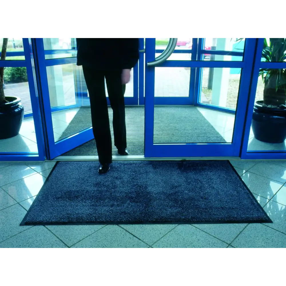 COBA Wash Mat LM0203B Blue - Non-Slip Bath Mat for Shower & Bathtub - Perfect for Bathroom Safety & Comfort - GetMePackaging