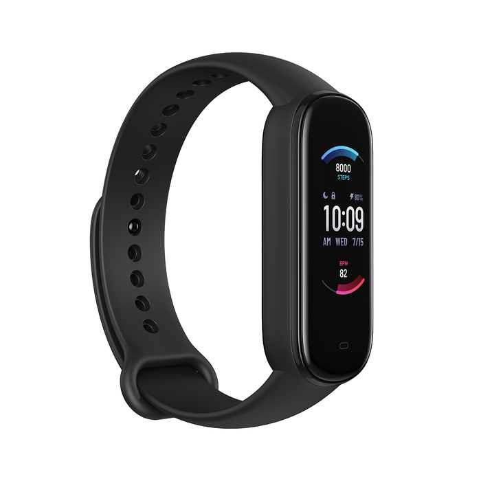 Amazfit Band 5 Fitness Tracker with Heart Rate Monitor, Sleep Tracking & 15-Day Battery - Waterproof Activity Watch for Men & Women - Perfect for Running, Swimming & Gym Workouts