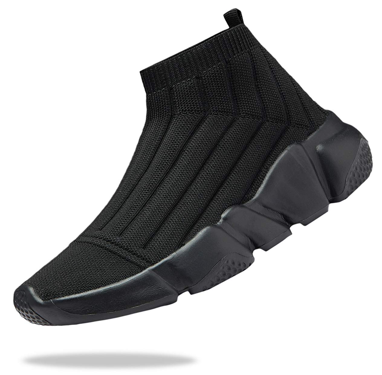 Santiro Boys & Girls Breathable Knit Slip-On Socks Shoes - Lightweight & Comfortable for School, Play & Everyday Wear