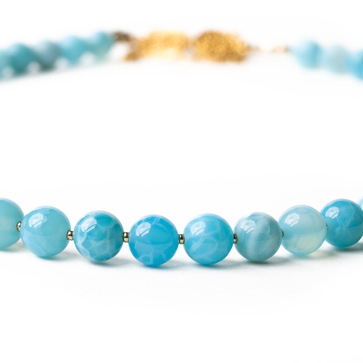 Galit Copper Pectolite Necklace - Healing Crystal Jewelry for Women - Perfect for Meditation, Energy Balancing & Spiritual Gifts