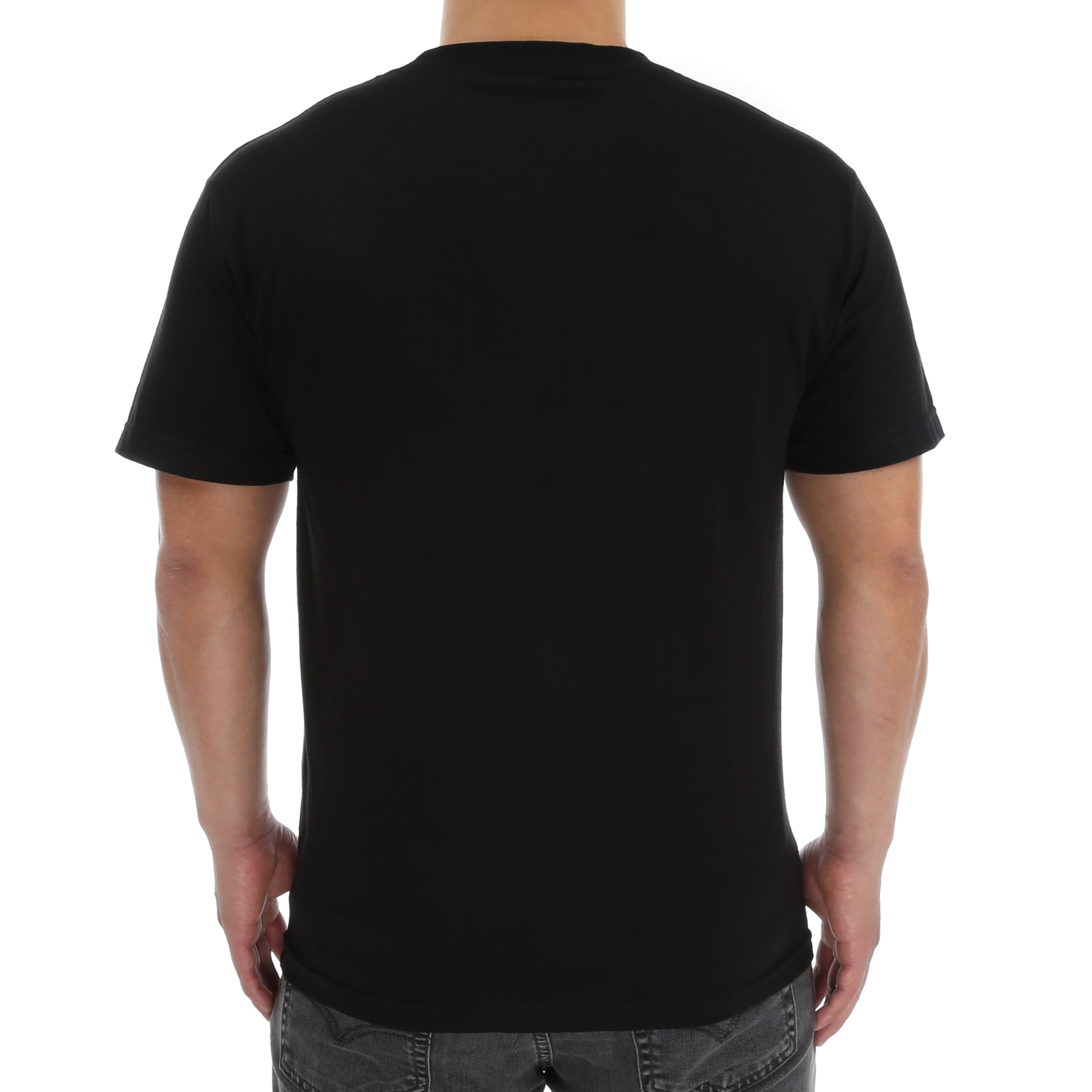 Grizzly Nevermind T-Shirt for Men - Soft Cotton Black Graphic Tee - Casual Streetwear for Everyday Wear, Concerts, and Outings
