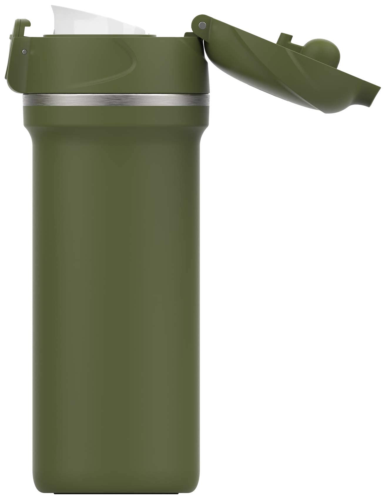 OasisMade GoodBrew - 15oz Insulated French Press Coffee & Tea Maker | Leak-Proof Travel Coffee Press with Grounds Chamber | Perfect for Commuting, Camping, Hiking & Office Use | Stainless Steel Thermal Carafe for Hot Beverages