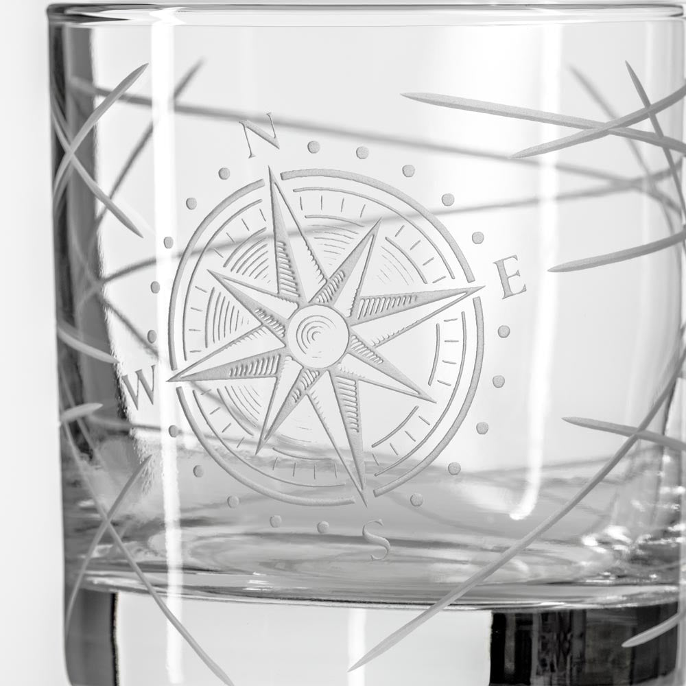 Premium Whiskey Decanter Set with 2 Rocks Glasses - 3-Piece Gift Box for Bourbon, Scotch & Liquor | Elegant Home Bar Accessories for Entertaining & Gifting