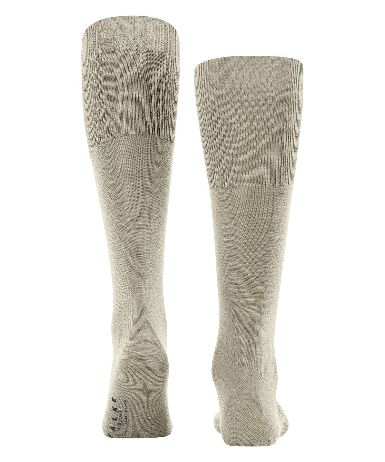 FALKE Men's Knee-High Dress Socks for Travel & Work - Breathable Merino Wool & Cotton Blend - Formal & Casual Comfort Socks - Perfect for Business Trips, Office Wear & Daily Use - 1 Pair