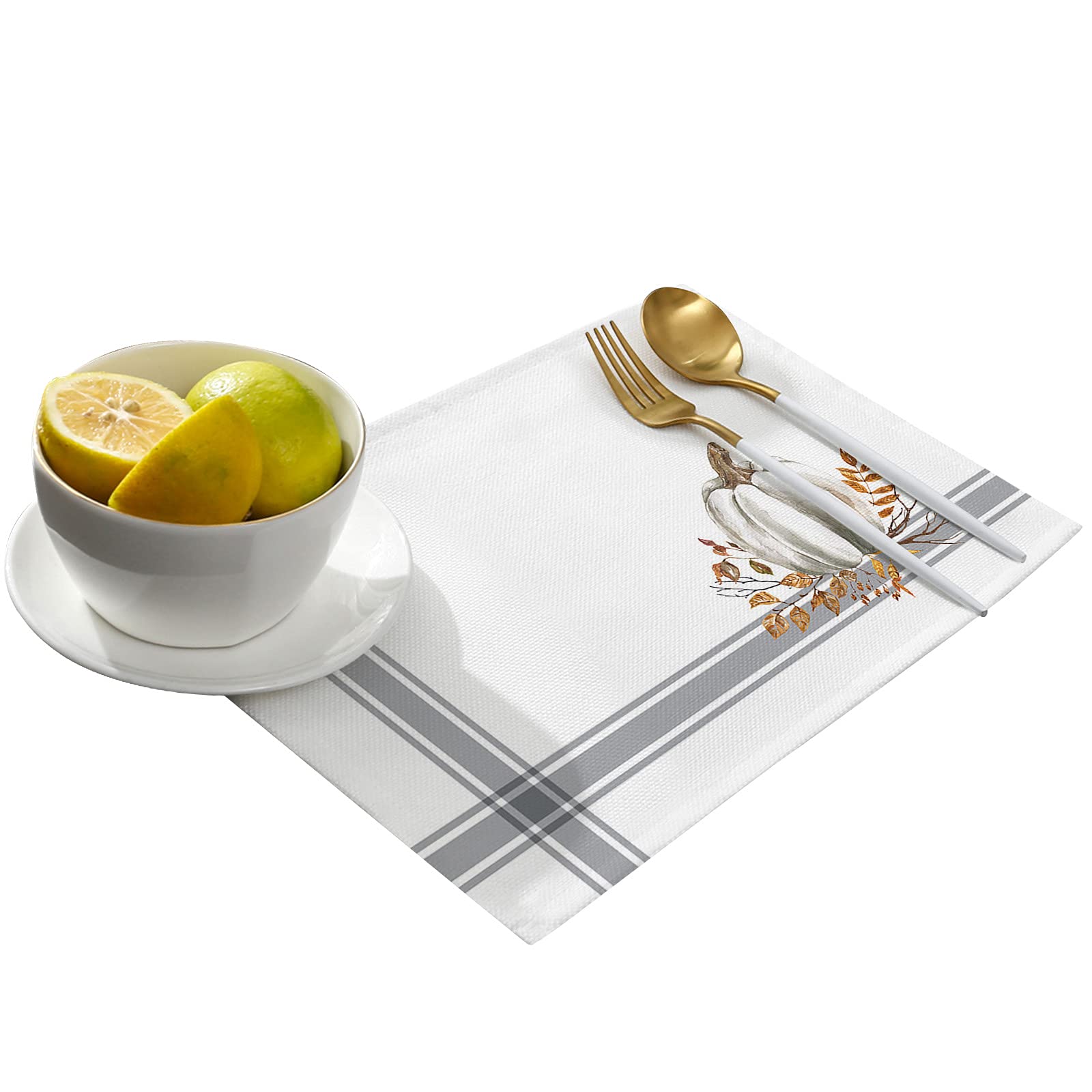 Premium Washable Placemats Set of 6 - 13