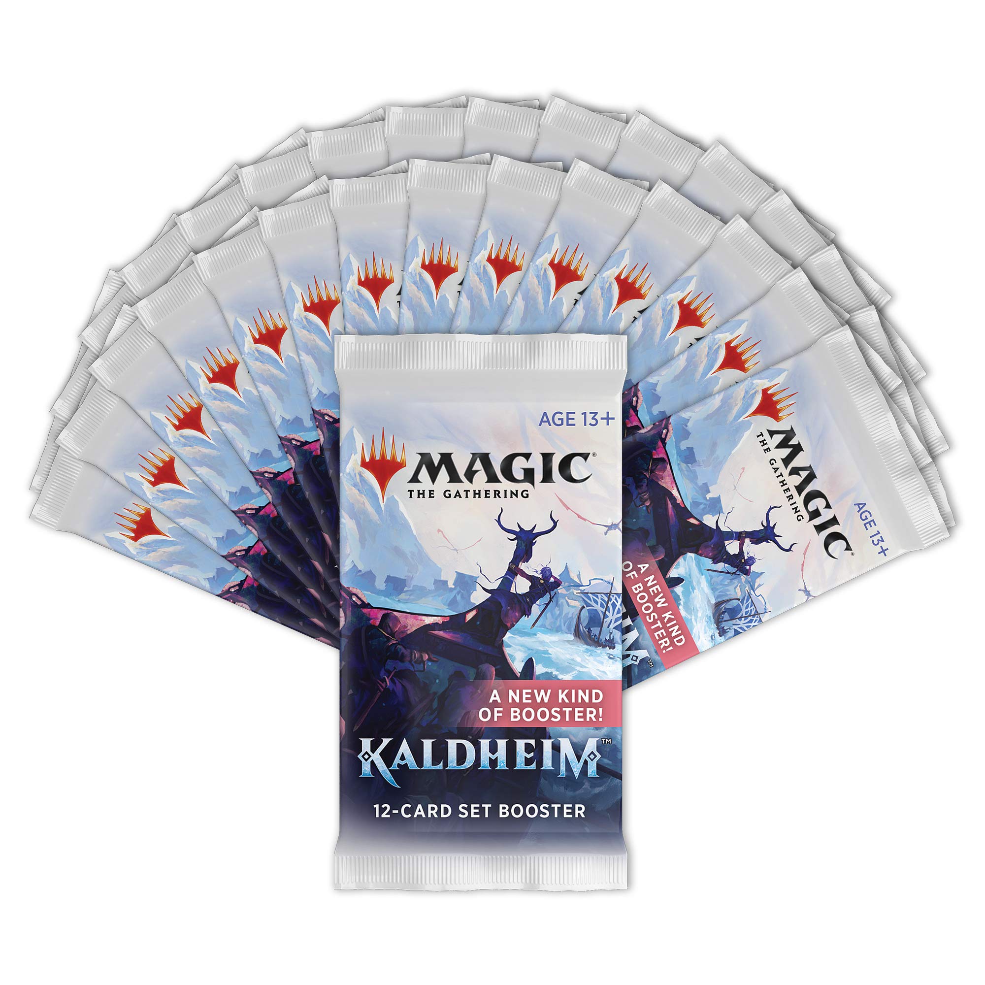 Magic: The Gathering Kaldheim Set Booster Box - 30 Packs (360 Cards) | Wizards of The Coast | Collectible Trading Card Game for Deck Building & Tournaments
