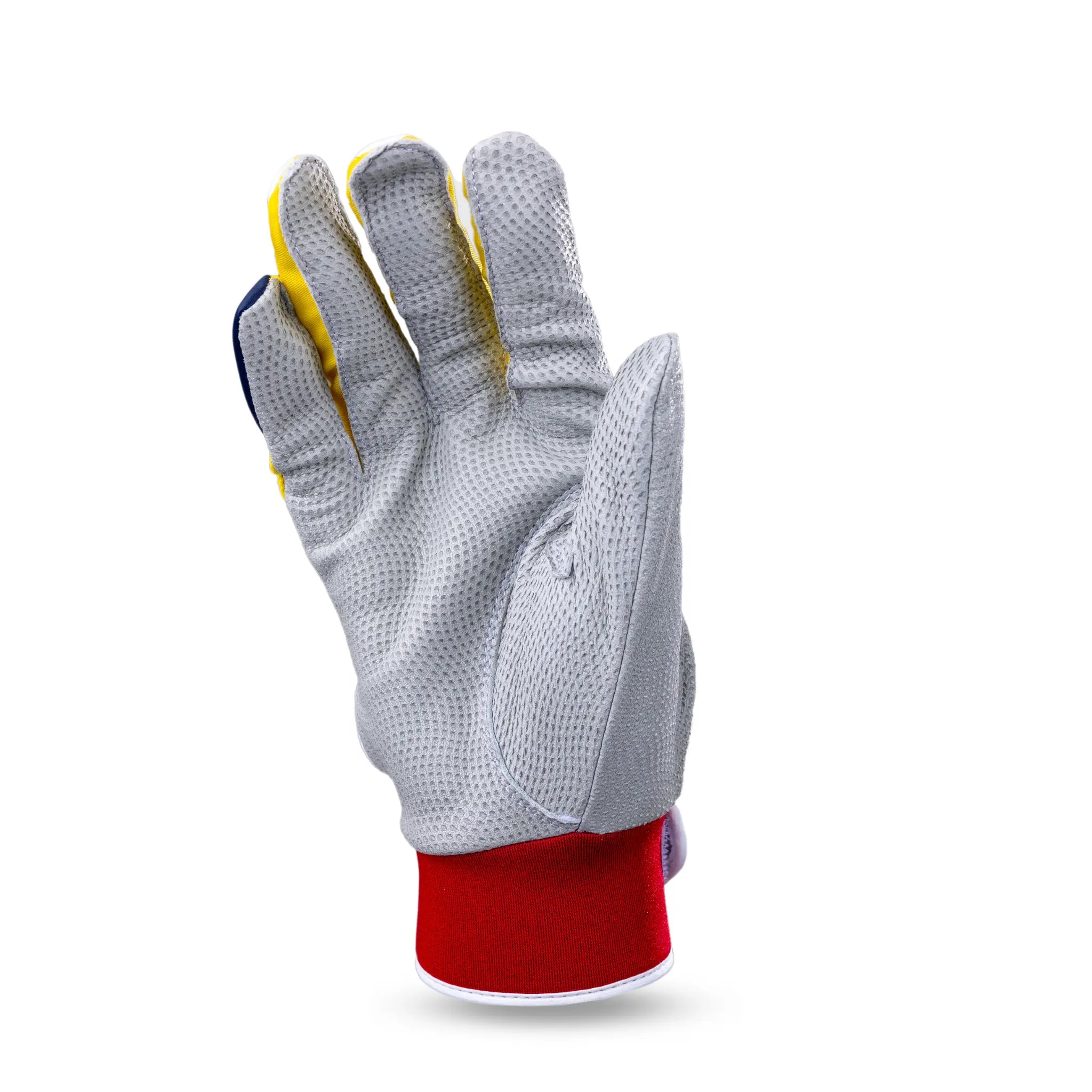 Vacano Dominican Flag Zanda Batting Gloves - Baseball Training & Game Accessories for Men & Women - Perfect for Batting Practice, Softball, and Sports Enthusiasts