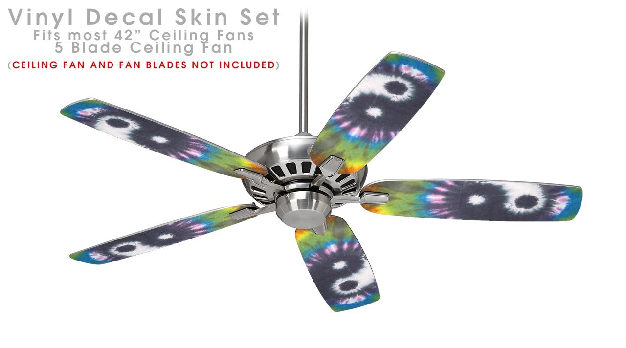 Phat Dyes Yin Yang 102 Ceiling Fan Skin Kit - Fits Most 42 Inch Ceiling Fans (Fan and Blades Sold Separately) - Perfect for Home, Office, and Bedroom Decoration