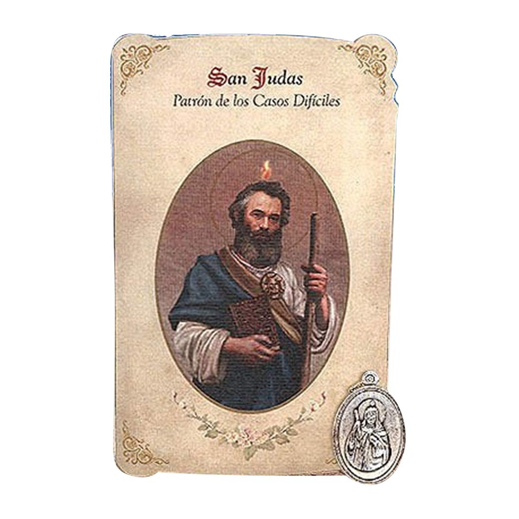 St. Jude Prayer Pamphlet with Blessed Medal - Religious Gift for Faithful Devotion