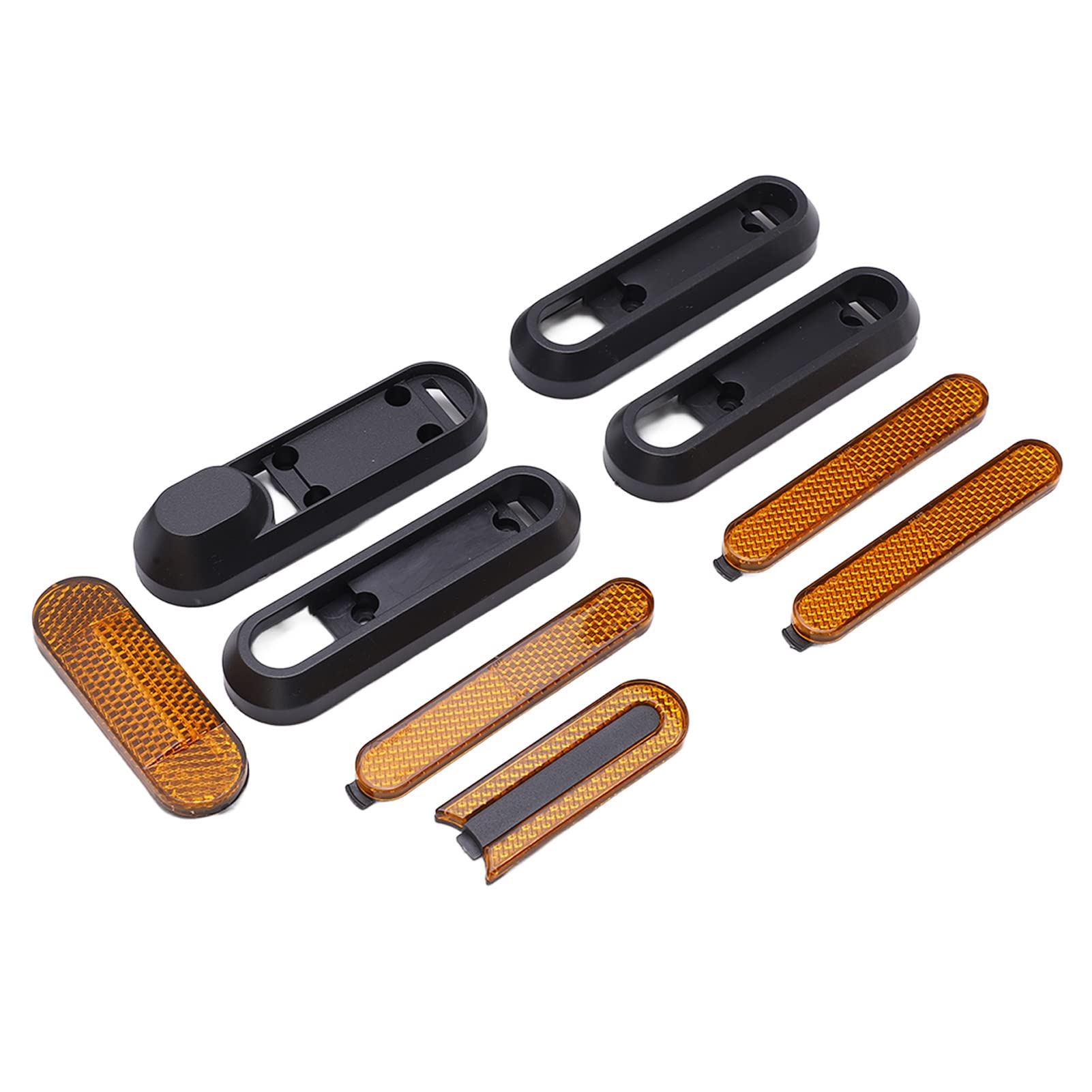 5Pcs Electric Scooter Wheel Hub Covers - Durable & Easy Install Accessories for Xiaomi M365 (Yellow) | Enhance Safety & Style for Commuting, Urban Travel & Outdoor Adventures