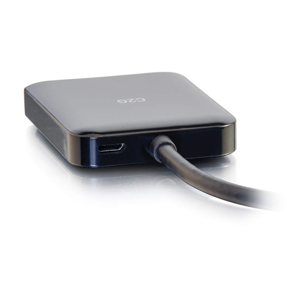 C2G Mini DisplayPort to HDMI 4K Monitor Splitter with 2 Ports & USB Power - MST Support (Not Mac Compatible) - Ideal for Multi-Screen Office Setup & Home Theater Systems - Cables To Go 54292