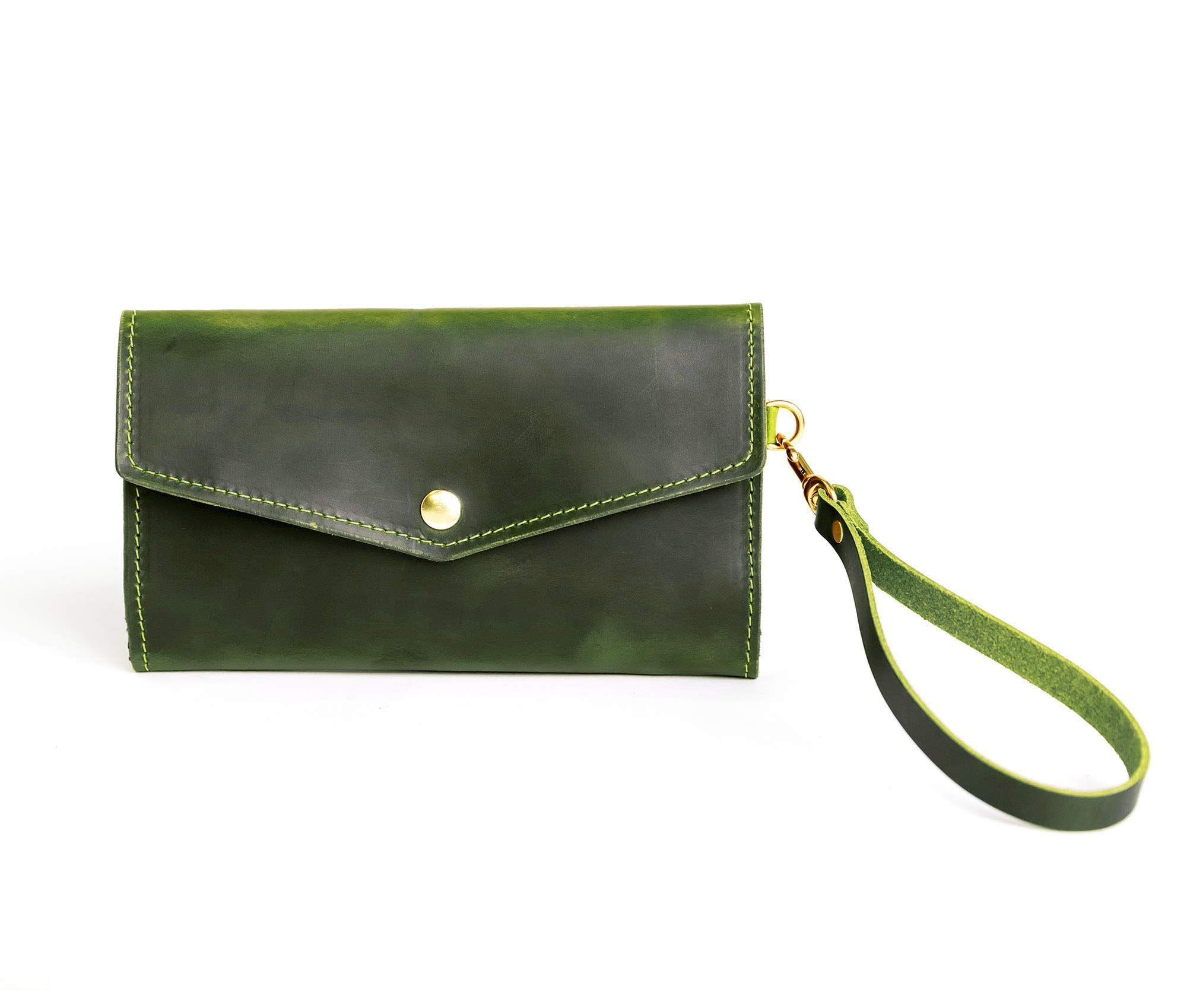 Women's Genuine Leather Clutch Wallet - Slim Trifold Design with RFID Protection | Perfect for Evening Events, Travel & Everyday Use
