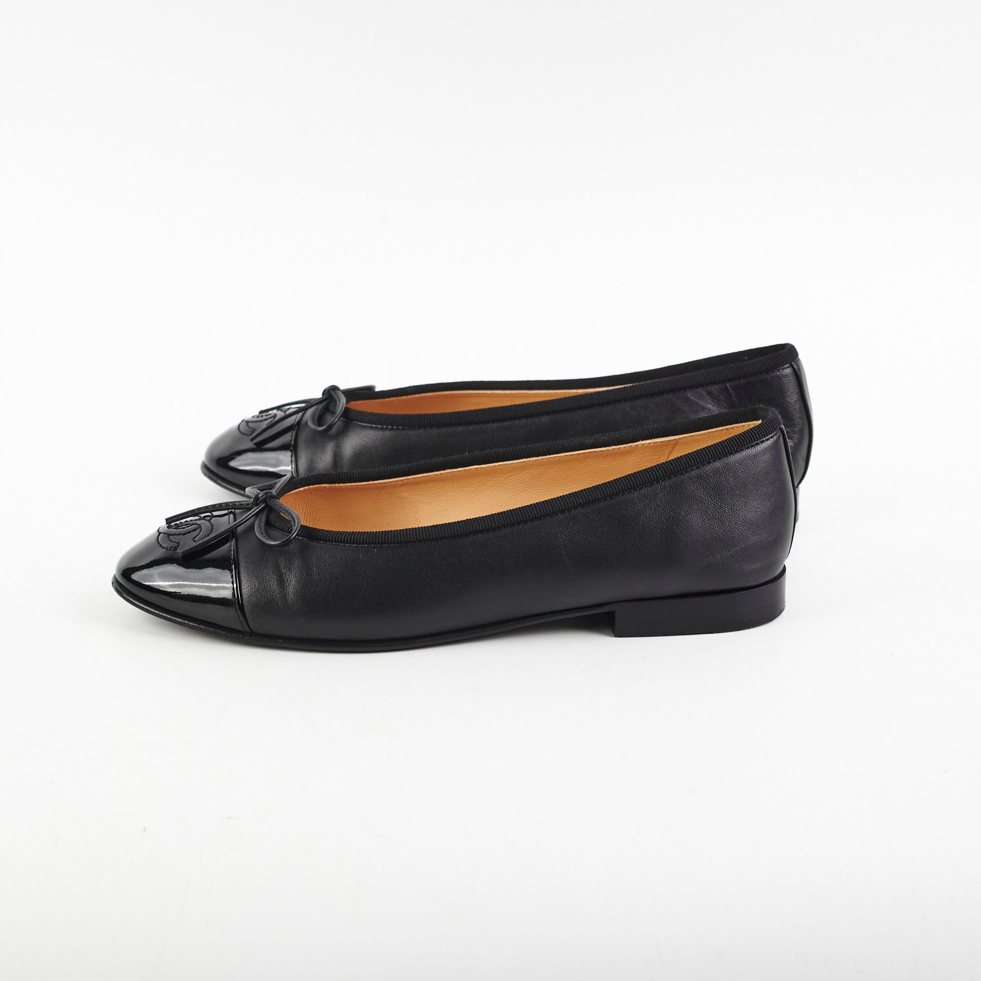Chanel Black Ballet Flats for Women Size 36 - Classic Comfortable Shoes for Office, Party & Daily Wear