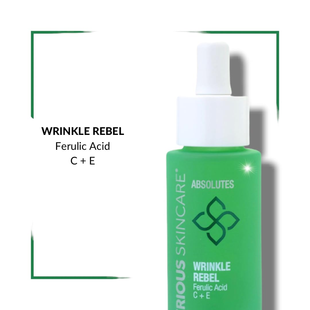 Vitamin C, E & Bakuchiol Anti-Aging Serum for Wrinkles & Dark Spots - Brightening Facial Treatment for Fine Lines & Even Skin Tone - 1 Fl Oz - Perfect for Daily Skincare Routine & Nighttime Rejuvenation