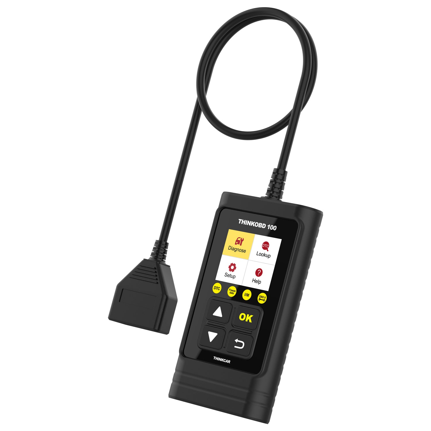 THINKOBD 100 OBD2 Scanner - Professional Car Diagnostic Tool with Full OBD2 Functions, Check Engine Light Code Reader - Perfect for DIY Mechanics & Auto Repair Shops (Car Maintenance, Engine Diagnostics, Vehicle Troubleshooting)