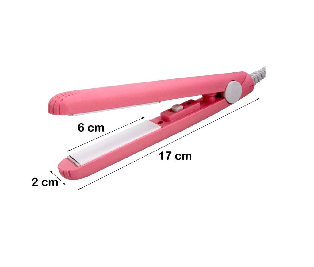Professional Ceramic Plate Mini Hair Straightener & Styler for Beauty & Personal Care - Purple | Perfect for Travel, Home & Salon Use