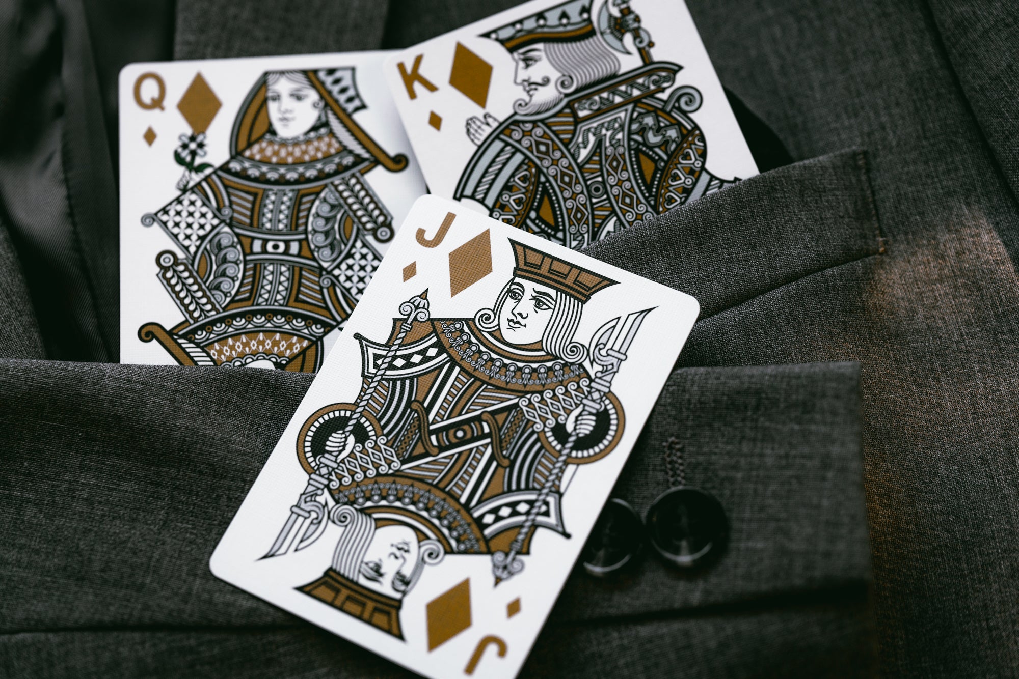 Premium Gilded Edition Luxury Playing Cards - Table Players Vol. 06 | Elegant Casino Style, Poker Night, Cardistry & Magic Tricks | Perfect for Game Nights, Gifts & Collectors