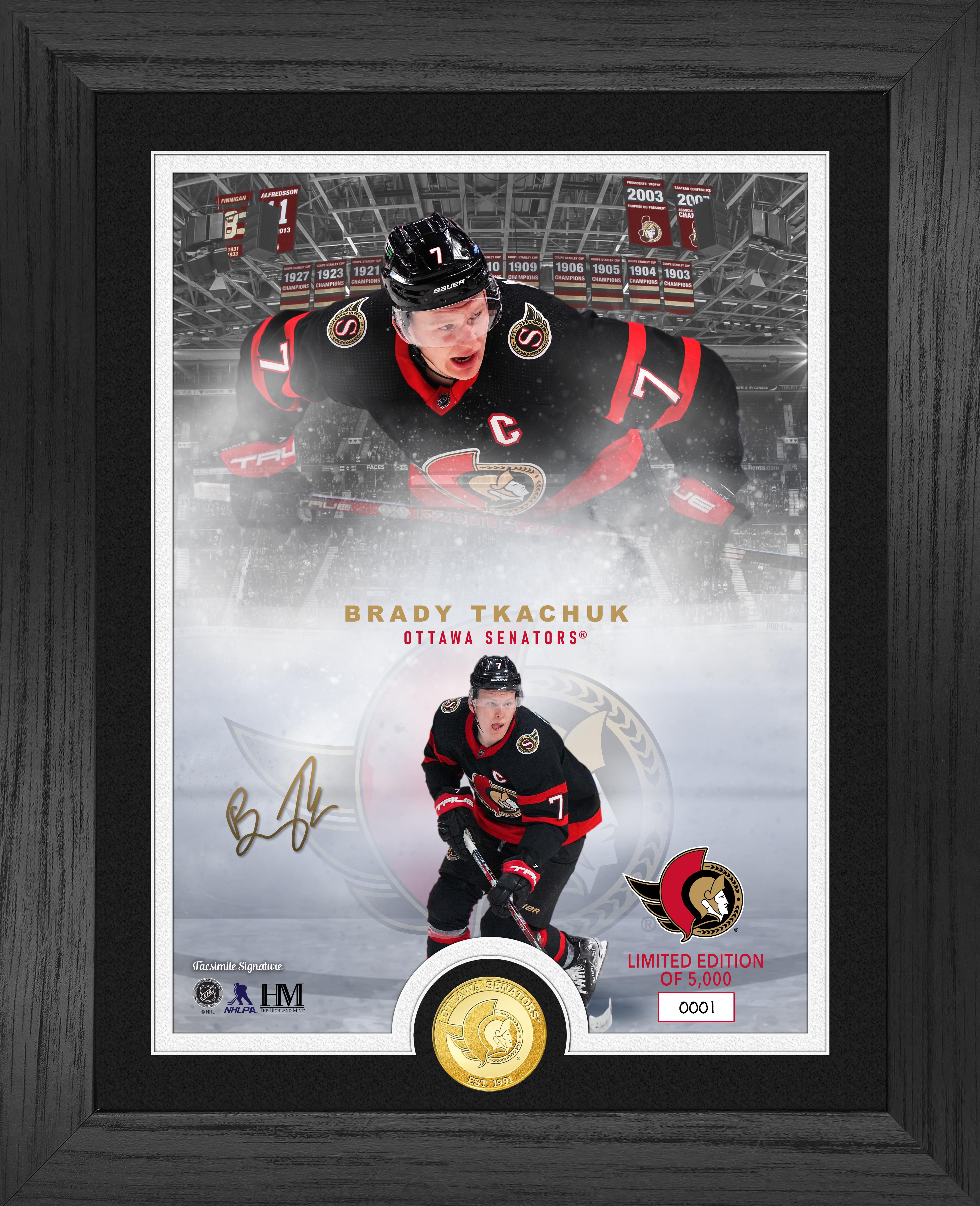 Brady Tkachuk Collectible Bronze Coin - Limited Edition NHL Hockey Memorabilia for Fans & Collectors - Perfect for Display, Gifts, and Sports Enthusiasts