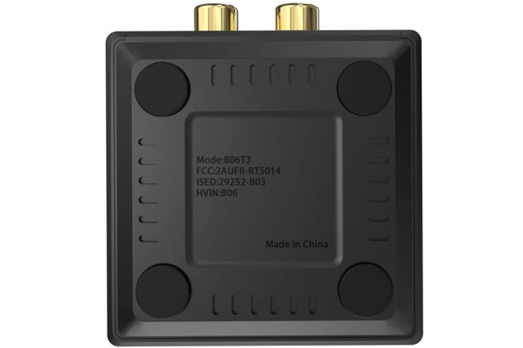 1Mii B06T3 Bluetooth 5.0 Audio Receiver Adapter - Wireless Hi-Fi Stereo Sound for Home Theater, Car, Speakers - Stream Music from Phone/Tablet to Any Audio System