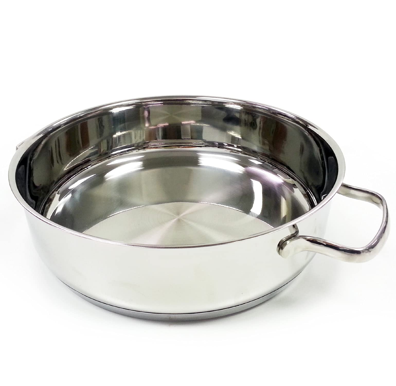 Premium 18/8 Stainless Steel Fondue Pot Set - PFOA, PTFE & PFOS Free - 3.5Qt Pot with Steamer Basket, Glass Lid & 8 Forks - Works on All Cooktops & Induction - 10-Year Warranty - Perfect for Romantic Dinners, Family Gatherings & Holiday Entertaining