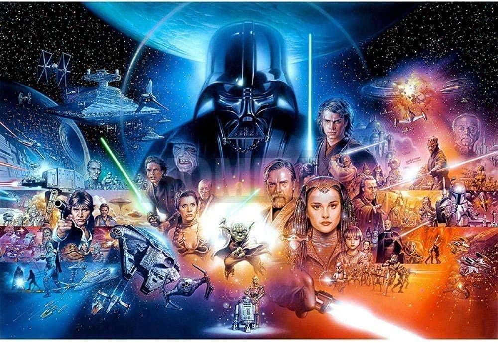 1000 Piece Star Wars Wooden Jigsaw Puzzle - Intellectual Educational Toy for Adults & Kids - Perfect for Family Game Night, Birthday Gifts & Home Decor