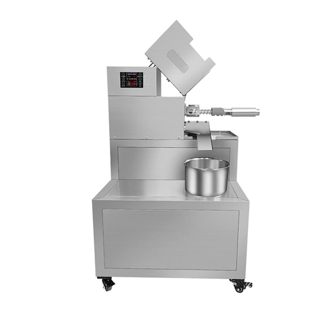 Automatic Oil Press Machine - Cold Press Oil Extractor with Intelligent Touch Screen for Castor, Perilla, Sunflower Seeds | Home & Commercial Use for Healthy Cooking Oils