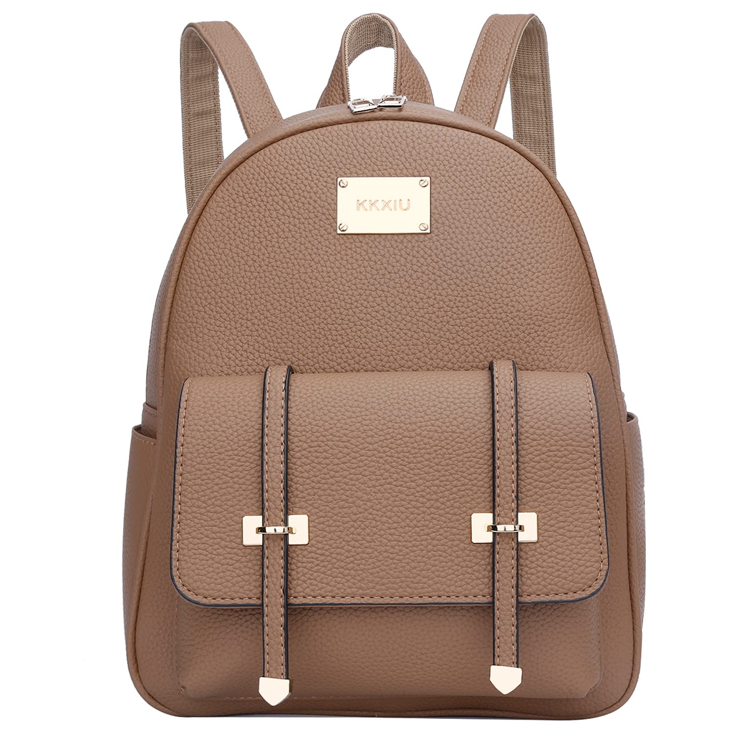 KKXIU Women's Convertible Leather Mini Backpack - Small Crossbody Shoulder Bag Purse for Ladies | Perfect for Travel, Work & Everyday Use
