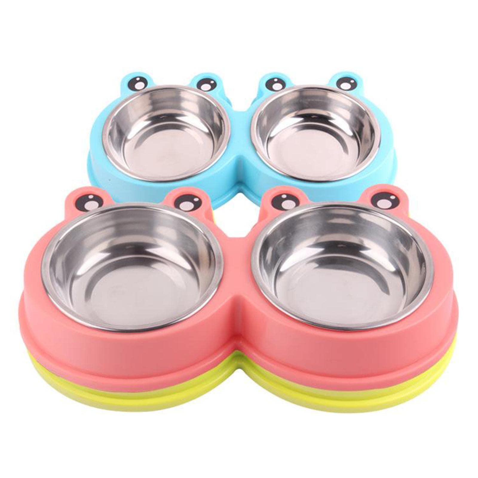 Premium Elevated Pet Food Bowl Stand for Dogs & Cats - Non-Slip Raised Feeder Dish with Anti-Tip Design - Perfect for Small, Medium & Large Pets - Ideal for Home, Kitchen & Travel Use (Red)