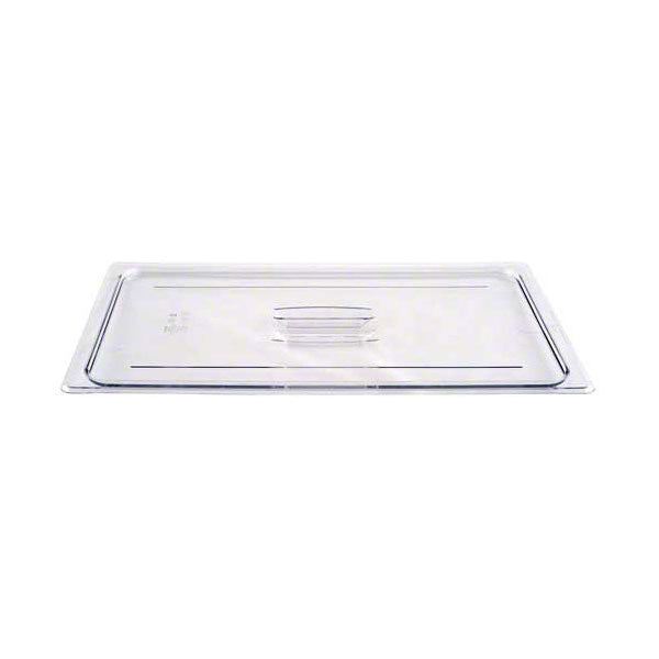 Cambro 10CWCH135 Camwear Clear Full Size Food Pan Lid with Handle - Durable & BPA-Free for Commercial Kitchens, Catering, Buffets & Food Storage