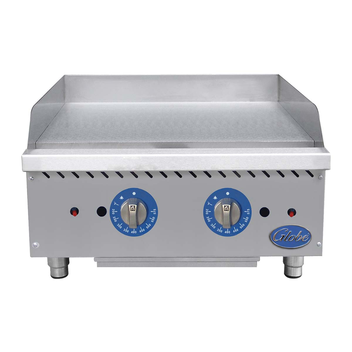 Globe GG24TG 24-Inch Commercial Thermostatic Control Gas Griddle - Perfect for Restaurants, Diners & Outdoor Cooking