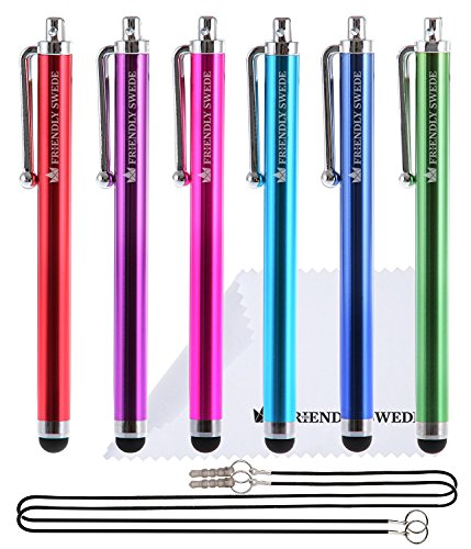 Red, Purple, Pink, Light Blue, Dark Blue, Green