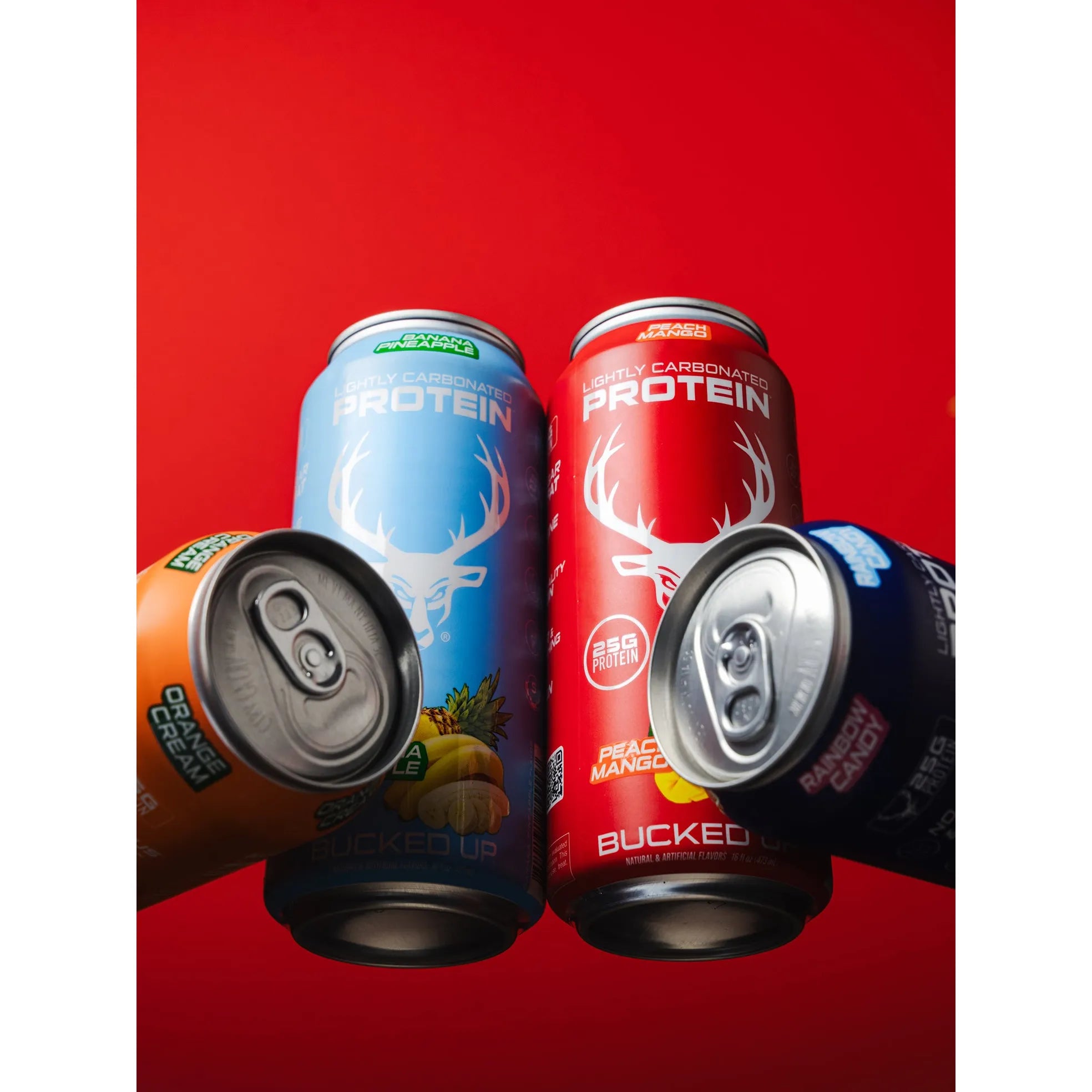 Bucked Up Lightly Carbonated Protein Drink - Ready-to-Drink (RTD) Protein Shake for Muscle Recovery & Energy Boost - Perfect for Post-Workout, Gym & Active Lifestyle