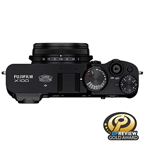 FUJIFILM X100V Digital Camera - 26.1MP APS-C Sensor, 23mm F2 Lens, 4K Video, Compact Travel & Street Photography Camera for Professionals & Enthusiasts | Perfect for Travel, Vlogging & Everyday Photography