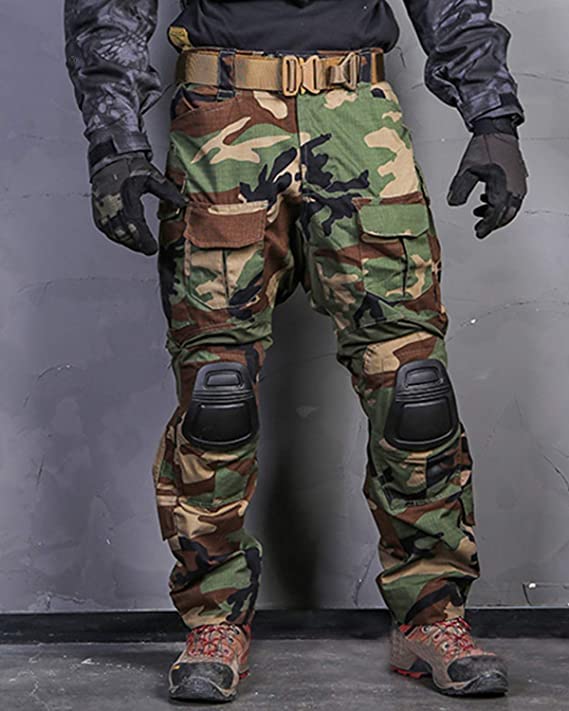 EMERSONGEAR Gen3 Military Uniform Set - Tactical BDU Pants & Shirt with Knee Pads for Airsoft, Paintball & Combat Training - Durable Army Gear for Outdoor Activities & Field Operations