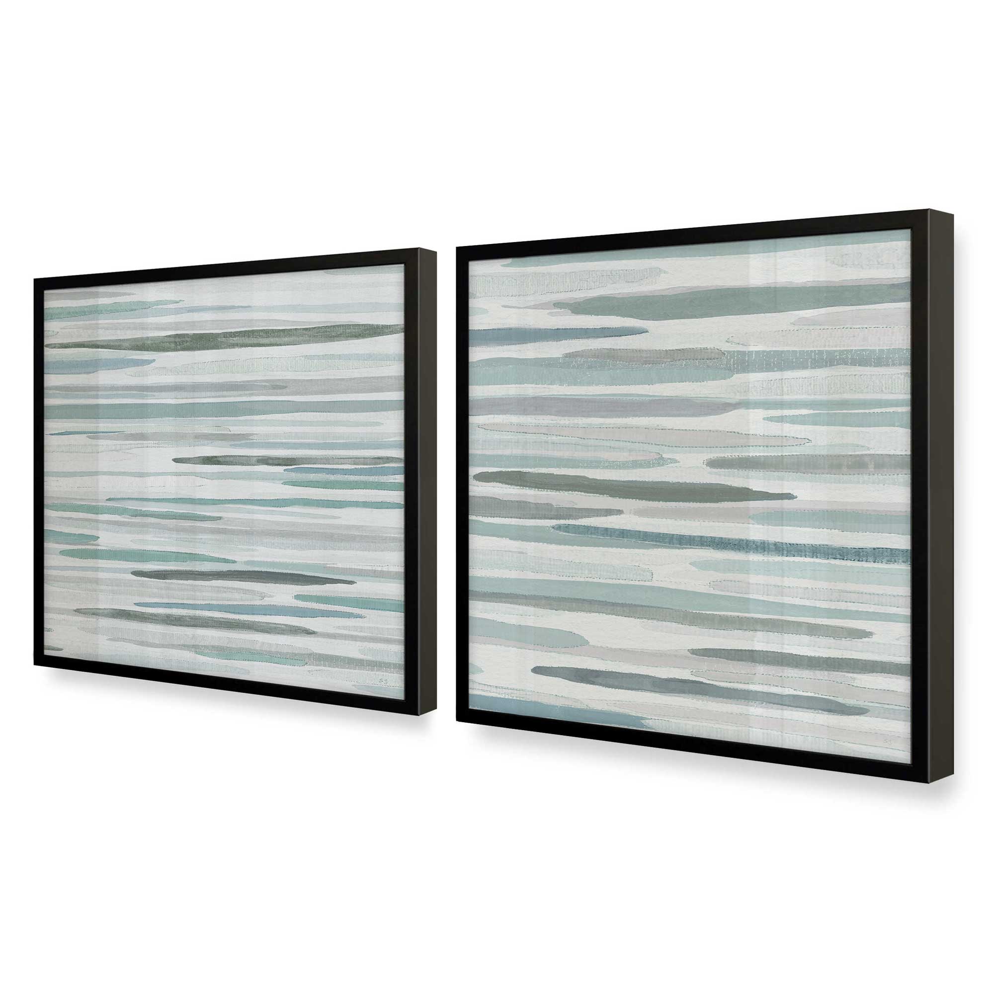 Cresting Calm Set of 2 Wall Art Prints on Archival Matte Paper - Coastal Beach Decor for Living Room, Bedroom & Office