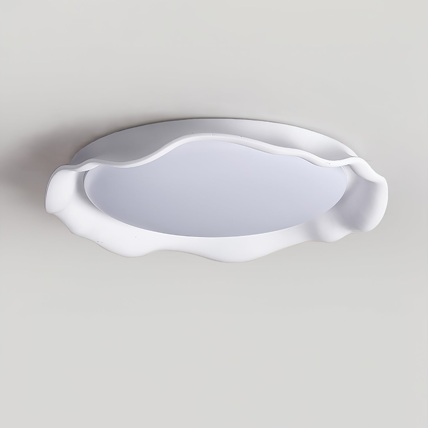 Modern Aera Microcement Ceiling Light Fixture - Minimalist Design for Living Room, Bedroom, Kitchen & Office Lighting