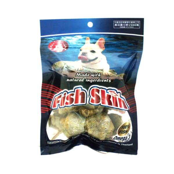 Premium Natural Cod Skin Knotted Bone Dog Chews - 100g All-Natural Dental Treats for Medium & Large Dogs - Great for Teething, Training & Oral Health