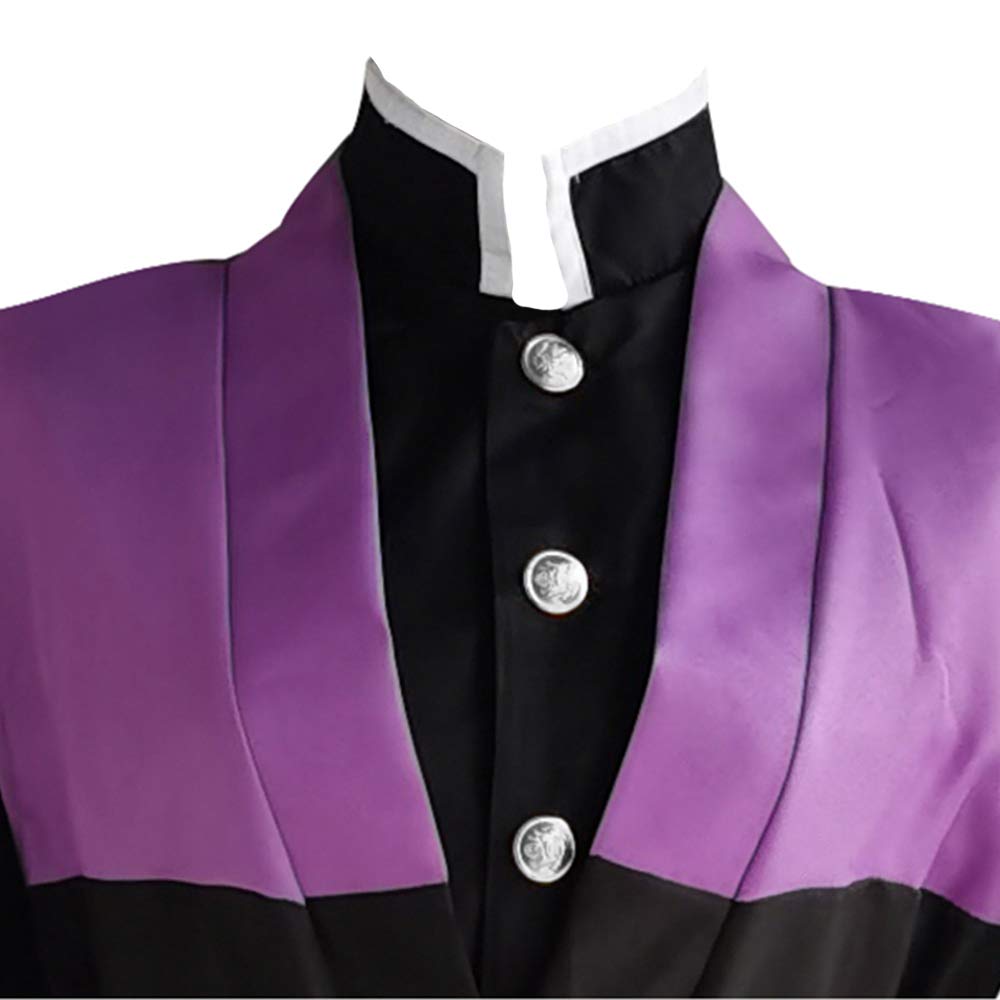 Anime Comic Cosplay Costume - Demon Slayer Shinazugawa Genya Outfit for Halloween, Conventions & Cosplay Events | Official Licensed Merchandise