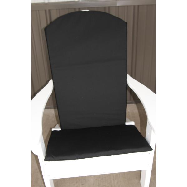 Premium Full Adirondack Chair Cushion Set - Waterproof Outdoor Patio Furniture Cushions with Ties - Comfortable Seat & Back Cushions for Garden, Deck, Poolside Relaxation