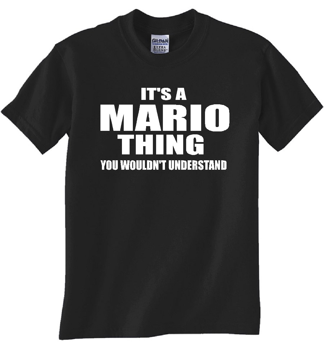 STUFF WITH ATTITUDE Super Mario Bros Graphic Black T-Shirt for Men - Cool Gaming Tee for Casual Wear & Nintendo Fans
