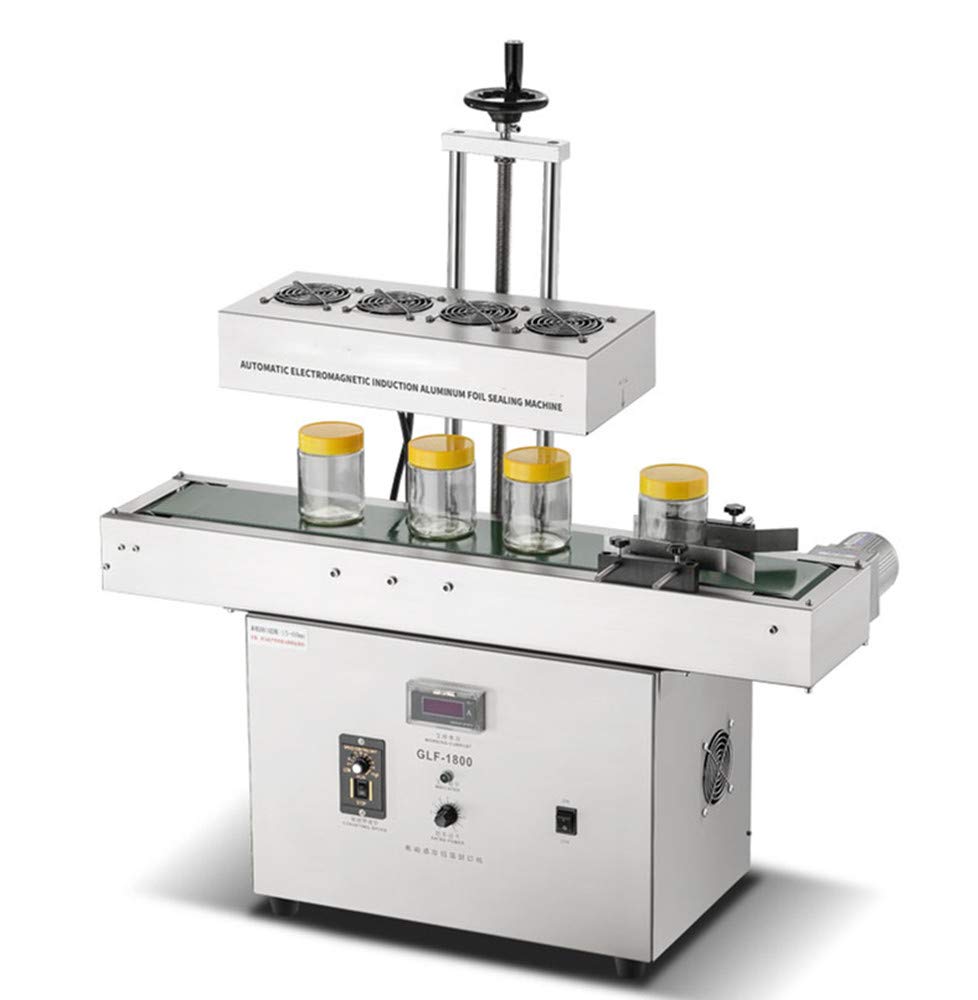 NEWTRY 50-120mm Automatic Electromagnetic Induction Bottle Cap Sealer Machine - 110V US Plug for Plastic & Glass Jars | Perfect for Home Brewing, Food Preservation & Small Business Packaging