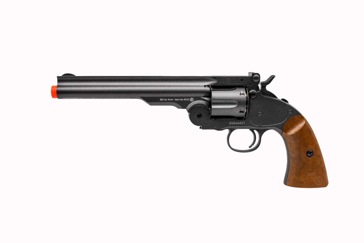 Schofield BB Gun Airsoft Revolver Replica - CO2 Powered Air Gun for Adults | 6-Shot Capacity | Outdoor Target Practice & Backyard Shooting Fun