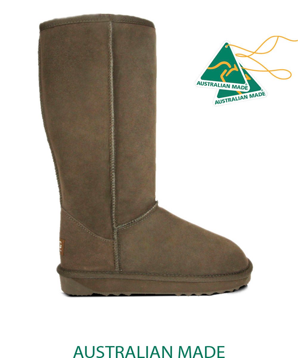 Premium UGG Classic Tall Women's Winter Boots - Warm & Cozy Sheepskin Boots for Cold Weather, Snow, and Casual Outfits