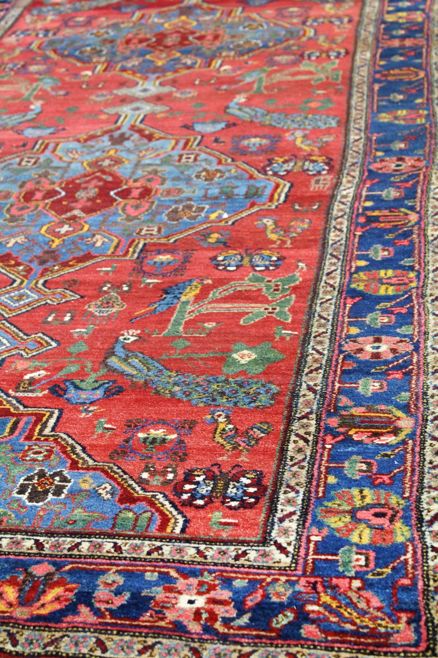 Vintage Handwoven Tribal Rug - Authentic Antique Engelis Design JF8460 for Boho Home Decor, Living Room, Bedroom & Office