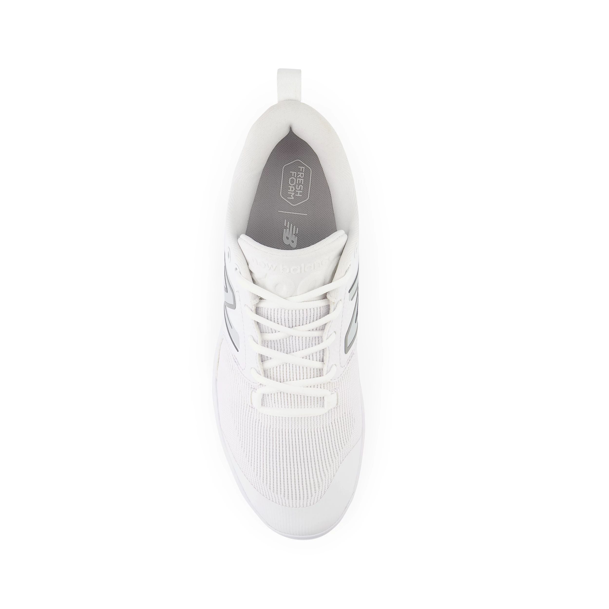 New Balance Fresh Foam 3000v6 White/White Low TPU Men's Soccer Cleats - Lightweight Football Shoes for Artificial Turf & Indoor Training