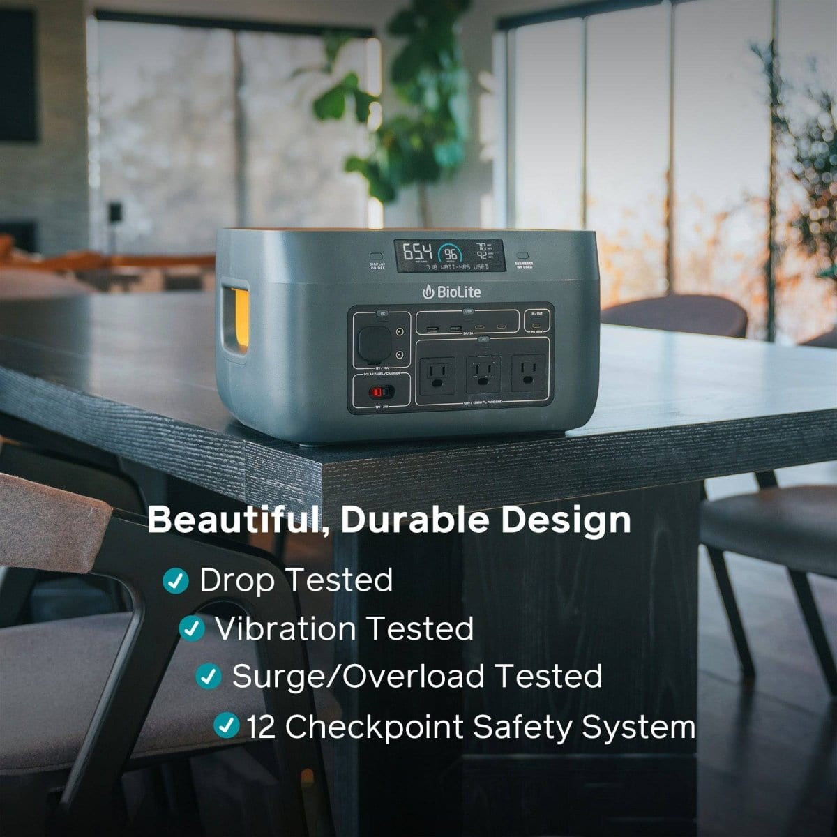 1500W Portable Solar Generator Kit with Solar Panels - Perfect for Camping, RV Trips, and Emergency Power Backup
